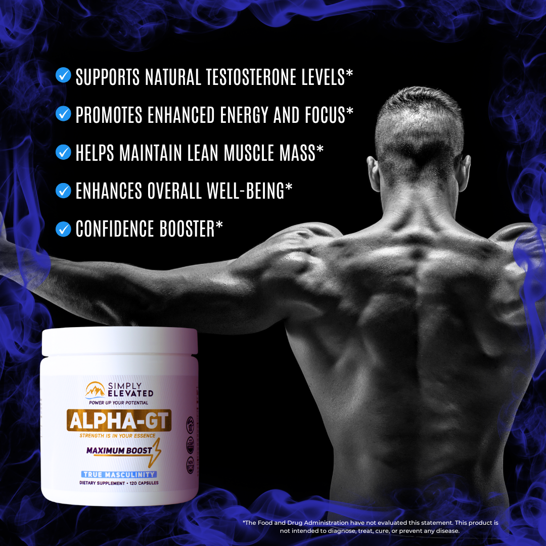 Simply Elevated Alpha GT Natural Test booster Supplement