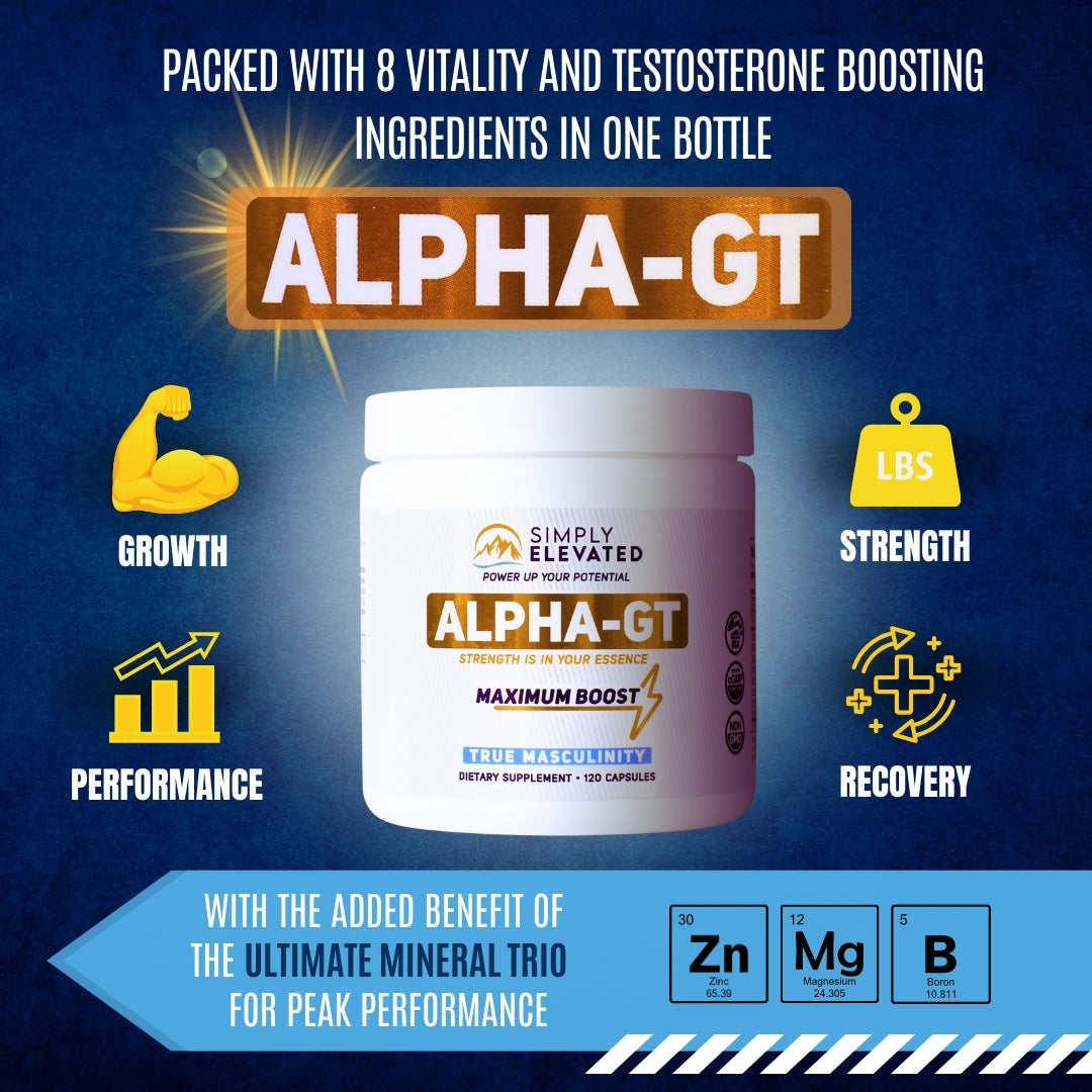 Simply Elevated Alpha GT Natural Test booster Supplement