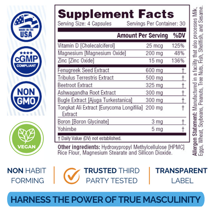 Simply Elevated Alpha GT Natural Test booster Supplement